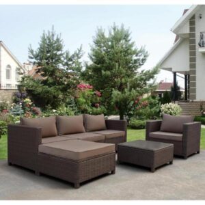Комплект плетеной мебели Afina YR821A Brown/Beige
