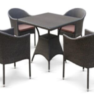 Комплект плетеной мебели T257A/Y350A-W53 Brown 4Pcs