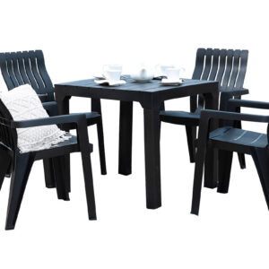 Комплект мебели b:rattan Boston Set, антрацит