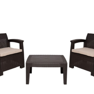 Комплект мебели Rattan Comfort 3, венге