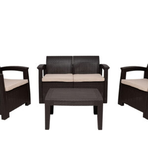 Комплект мебели Rattan Comfort 4, венге