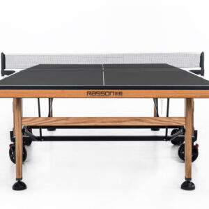 Теннисный стол складной для помещений "RASSON PREMIUM T01 Indoor" (274 х 152,5 х 76 см, натуральный дуб) с сеткой