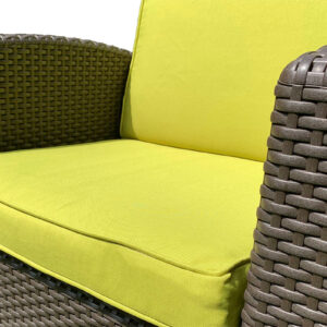 Комплект чехлов на подушки для мебели Rattan Premium, нео яблоко