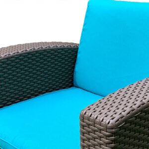 Комплект чехлов на подушки для мебели Rattan Premium, нео изумруд